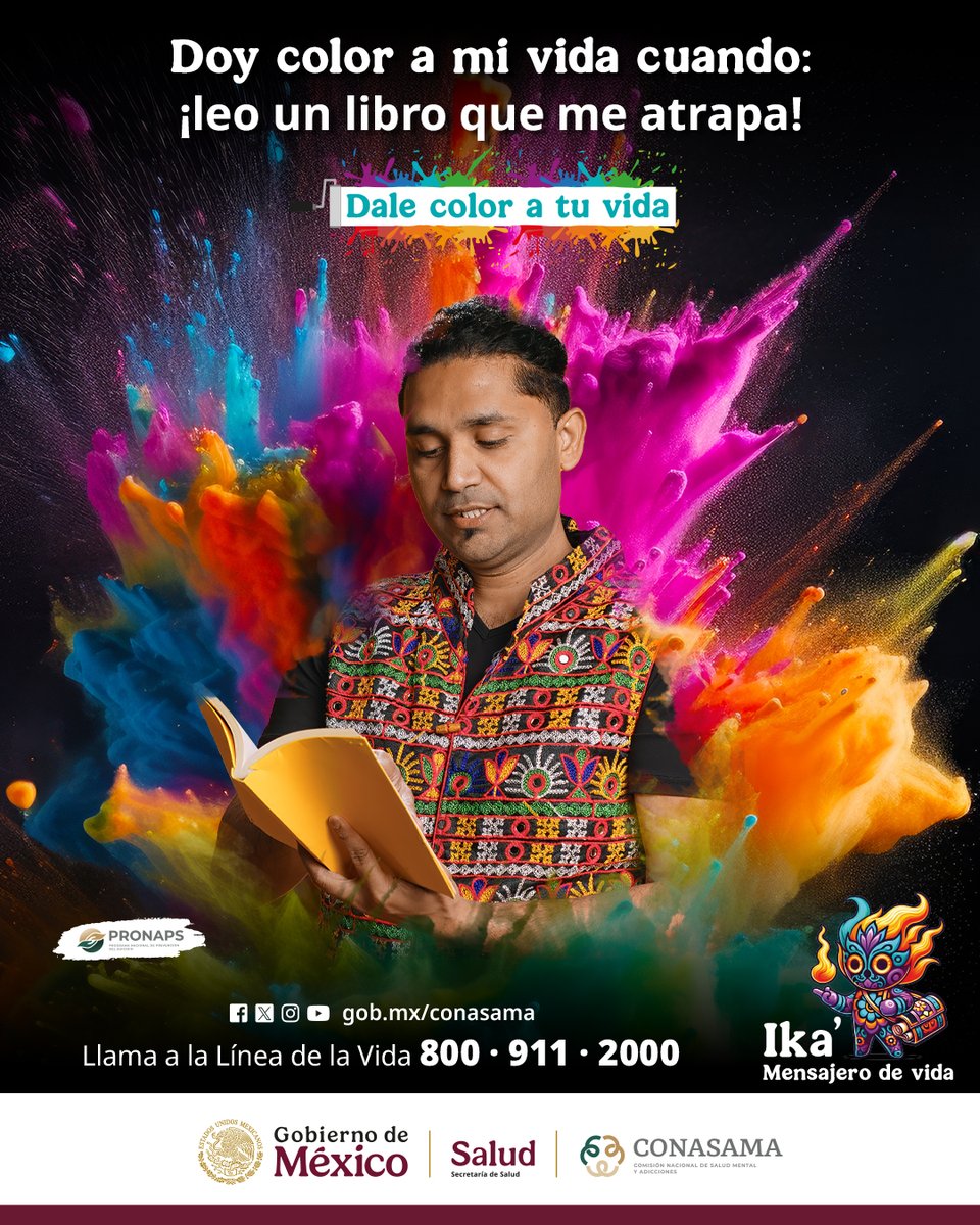 Perderse   en una historia también es una forma de encontrarse. Hay libros que nos   devuelven el color cuando más lo necesitamos.
#DaleColorATuVida