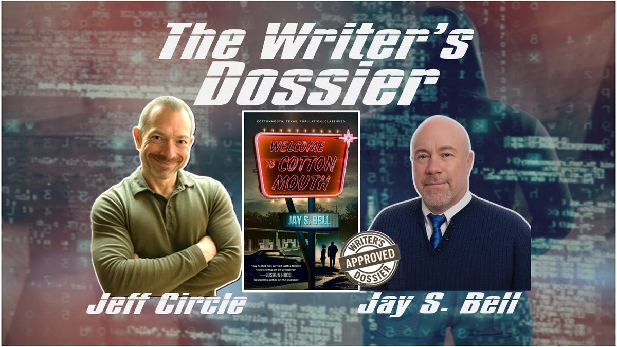WELCOME TO COTTONMOUTH was Dossier Certified in a recent interview with <a href="/Jeff_Circle/">Jeff Circle - The Dossier</a> on The Writer’s Dossier. Check it out now here:
youtu.be/EHSZx4REVoo

And order Welcome to Cottonmouth today in print, ebook or audiobook from <a href="/BlackstoneAudio/">Blackstone Publishing</a>.

Amazon ⬇️