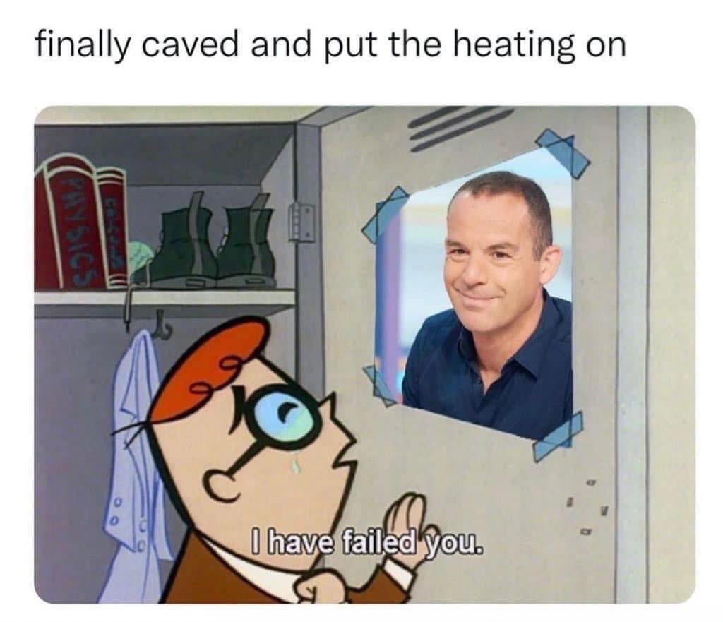 That’s it! 

I can’t take it any longer! 

THE HEATING IS GOING ON!!