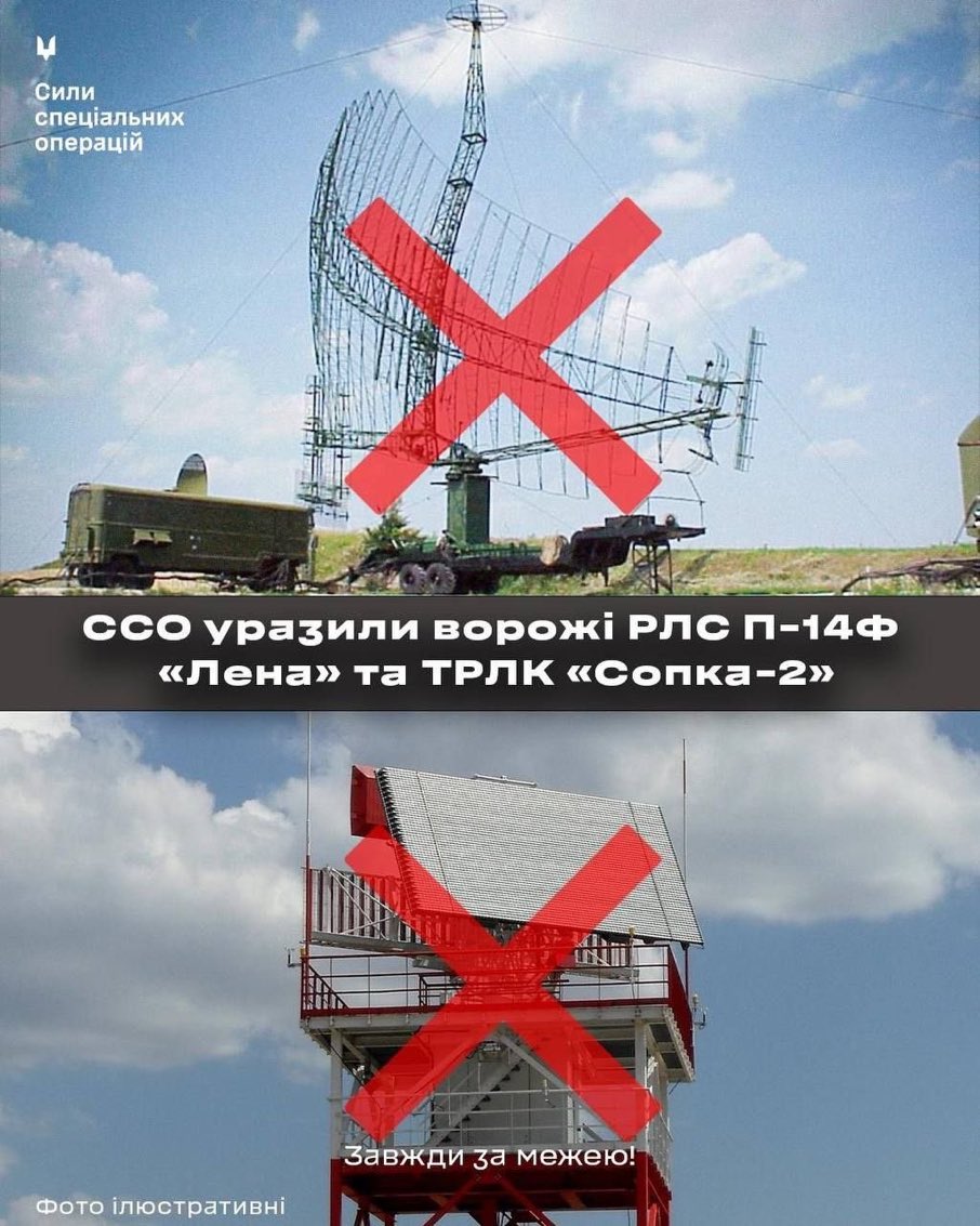 Ukraińskie siły specjalne zaatakowały rosyjski radar dalekiego zasięgu P-14F „Lena” i kompleks radarowy Sopka-2 w obwodzie woroneskim