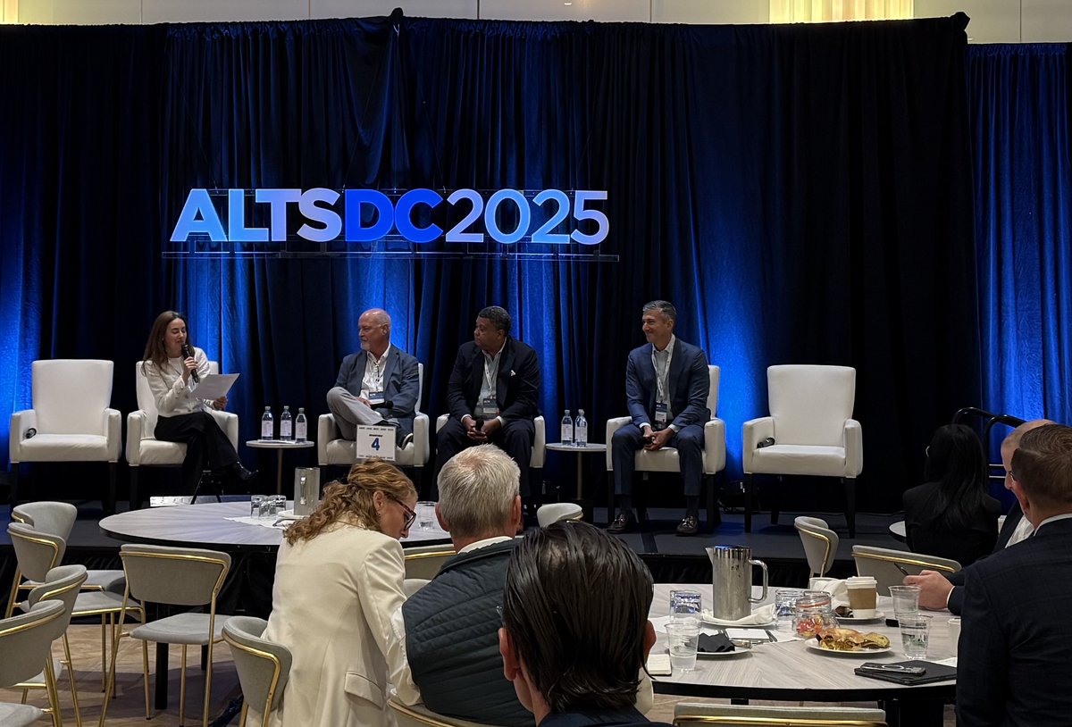 Our CIO Scott Welch, CIMA®, CEPA® joined industry leaders at ALTSDC 2025 to discuss how private equity, private debt, renewables, and venture capital can enhance portfolio diversification. 

Thank you to Markets Group and ALTS for hosting a great event!