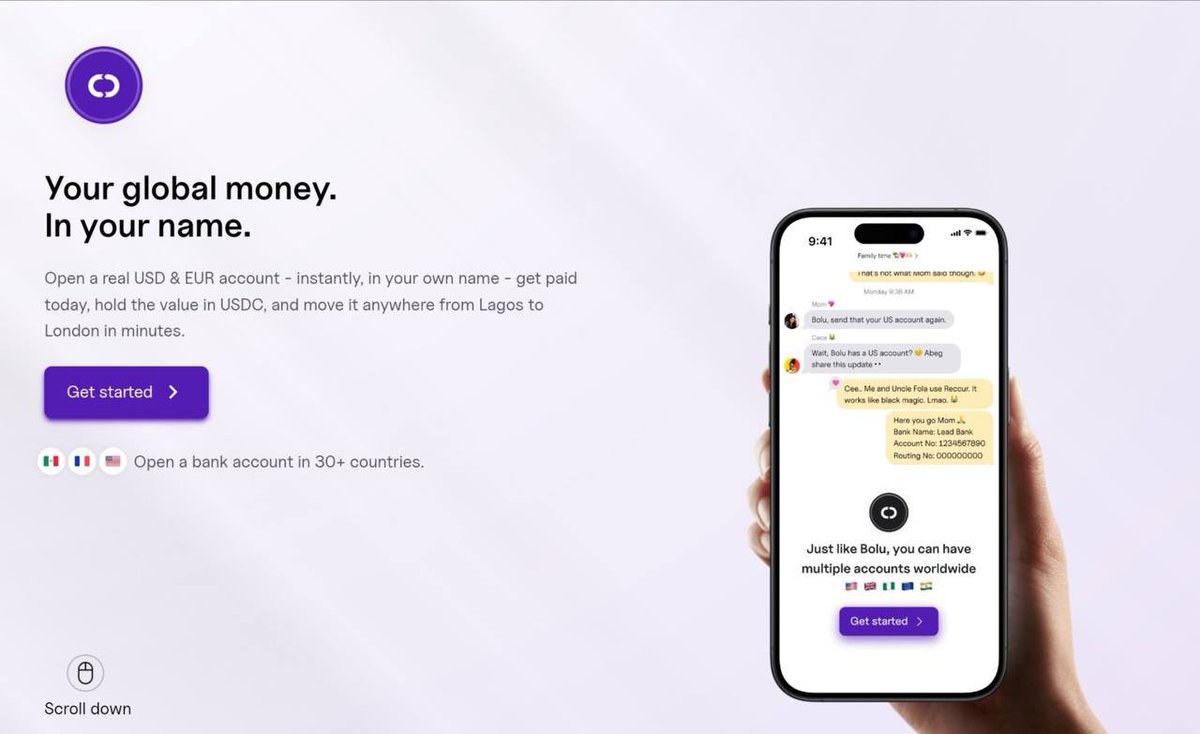 I’ve got an update for Nigerians dealing with cross-border payments

For years, it’s been difficult to move money in and out of Nigeria.
• PayPal isn’t accessible by many.
• Bank transfers take days.
• Crypto wallets feel too complicated for clients.

A platform called Reccur