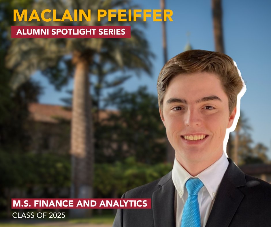✨ Alumni Spotlight: Maclain Pfeiffer

💼 “Santa Clara’s program gave me the specialization I needed to stand out—helping me pivot between business analytics and finance, and build a versatile skill set from the ground up.”

#SantaClaraLeavey #MSFA #SiliconValley
