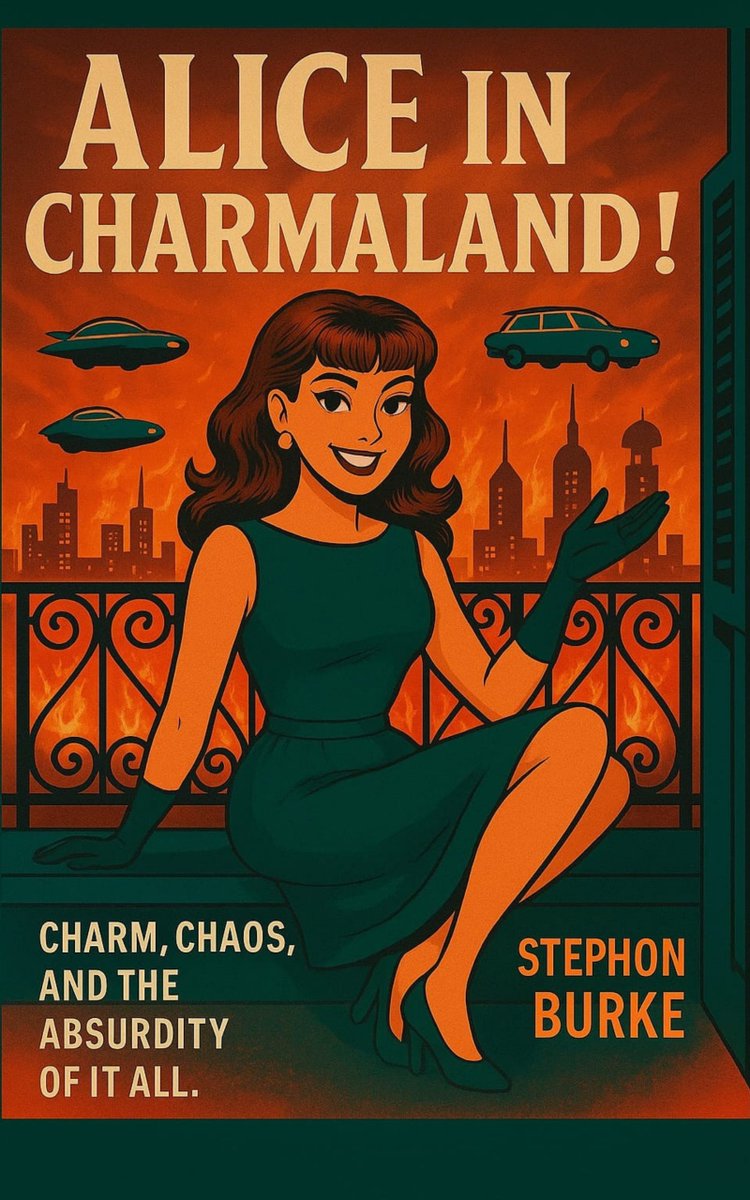DreamFactorCo's tweet photo. ✨New Release! ✨

Welcome to Alice in Charmaland! — a satirical fantasy-comedy where sitcom absurdity collides with magical mayhem. 

It’s not TV. It’s Charmaland.

📷 Read now: https://t.co/p9zCmW2HTY

#FantasyComedy #Satire #IndieBooks #NewRelease https://t.co/raNTz0wttG