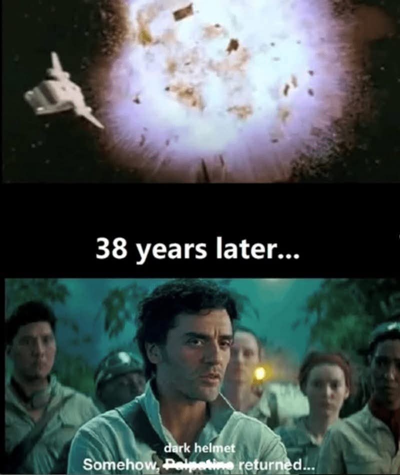 Hey <a href="/ATGcast/">Around the Galaxy 📖 Who Owns the Myth OUT NOW!</a> <a href="/PeteFletzer/">Pete Fletzer</a> I don't  know how you feel.about SpaceBalls, but I'm  excited to see part two.....