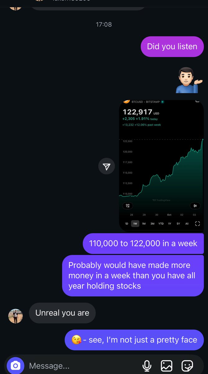 did he listen? 

Bitcoin is freedom.