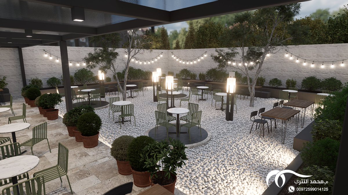 archart1987's tweet image. تصميمي حديقة تتبع كوفي شوب لعميل بالسعودية 
م.محمد التتري 
واتساب 00972599014125 

#المصمم_محمد_التتري #decor #cafedesign #landscape