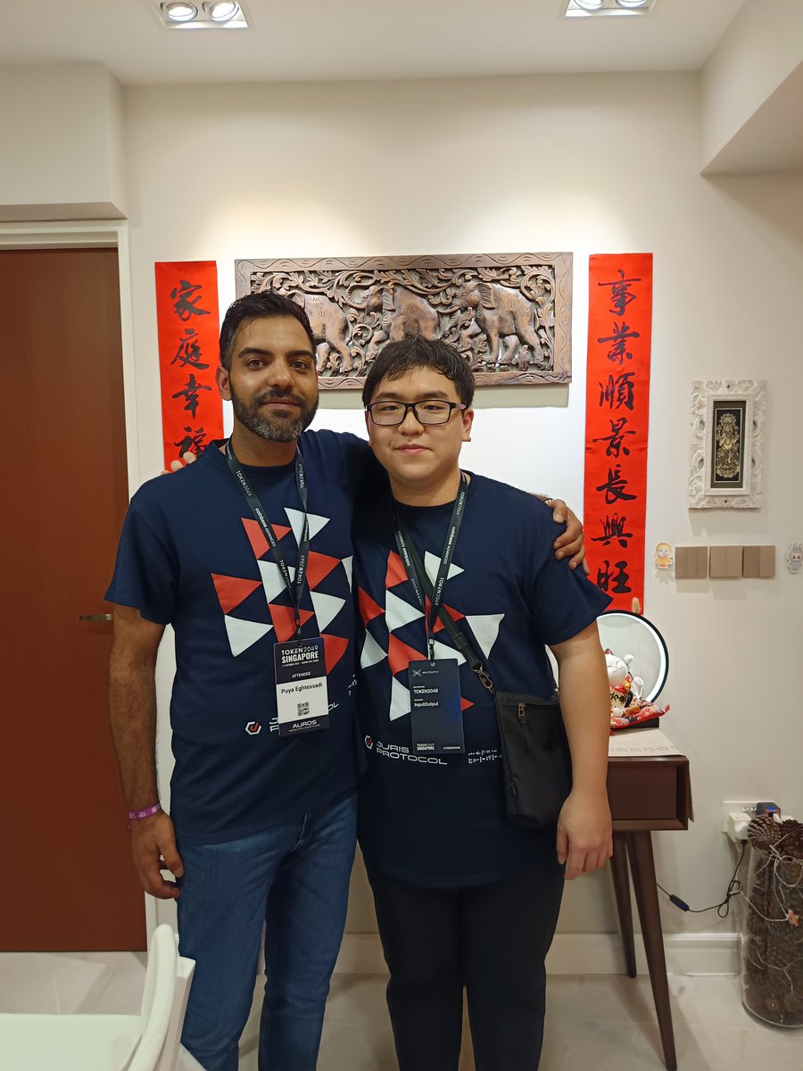 Crypto conferences do not have to be all about business, sometimes you can find really cool new friends 🙏❤️ 

PS: Don't worry, we have never had such great business opportunities &amp; already struck some really good deals for $JURIS &amp; $LUNC 👀