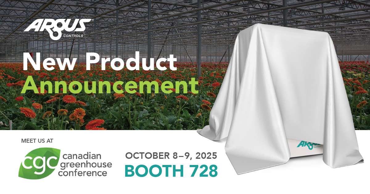 ArgusControls's tweet image. The Canadian Greenhouse Conference is almost here—and we’re bringing innovation to Niagara Falls!

Join the Argus Controls team as we unveil our latest technology designed to empower growers and plant scientists alike. Whether you&apos;re optimizing production or advancing research,…