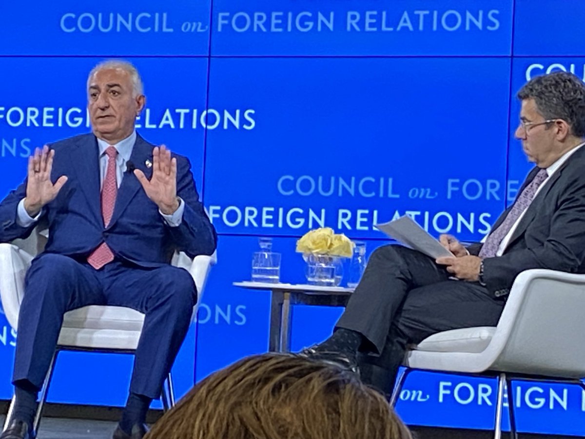 Reza Pahlavi talking regime change ⁦<a href="/CFR_org/">Council on Foreign Relations</a>⁩