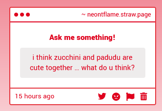 i thought about it for a little bit ... Cute idea