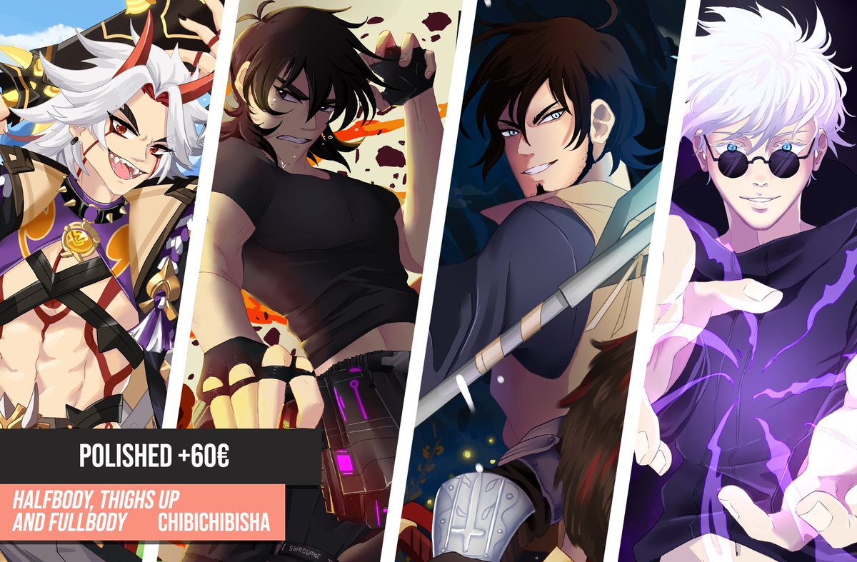 I have opened my vgen and I'm open for commissions! I have chibis, colored sketches and fullbodies! YCH are on their way as well! Shares are much appreciated ✨

#vgencommission | #vgencomm