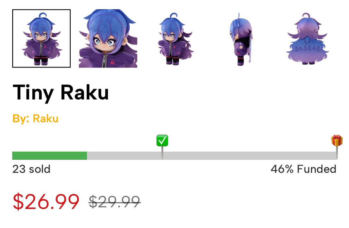WE ARE ALMOST HALF WAY THERE! 🎉

Get a plushy in your hands today! 🔥

Still on sale for a limited time! ✨

Let’s make this dream a reality! 👾
