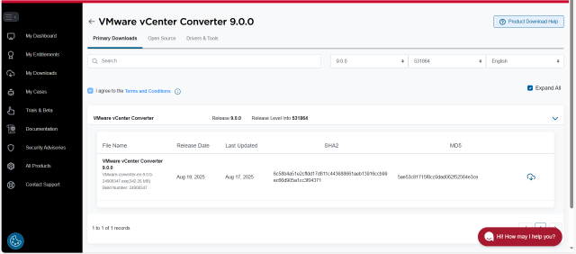 VMware vCenter Converter Standalone 9.0 is GA dy.si/DhNXF