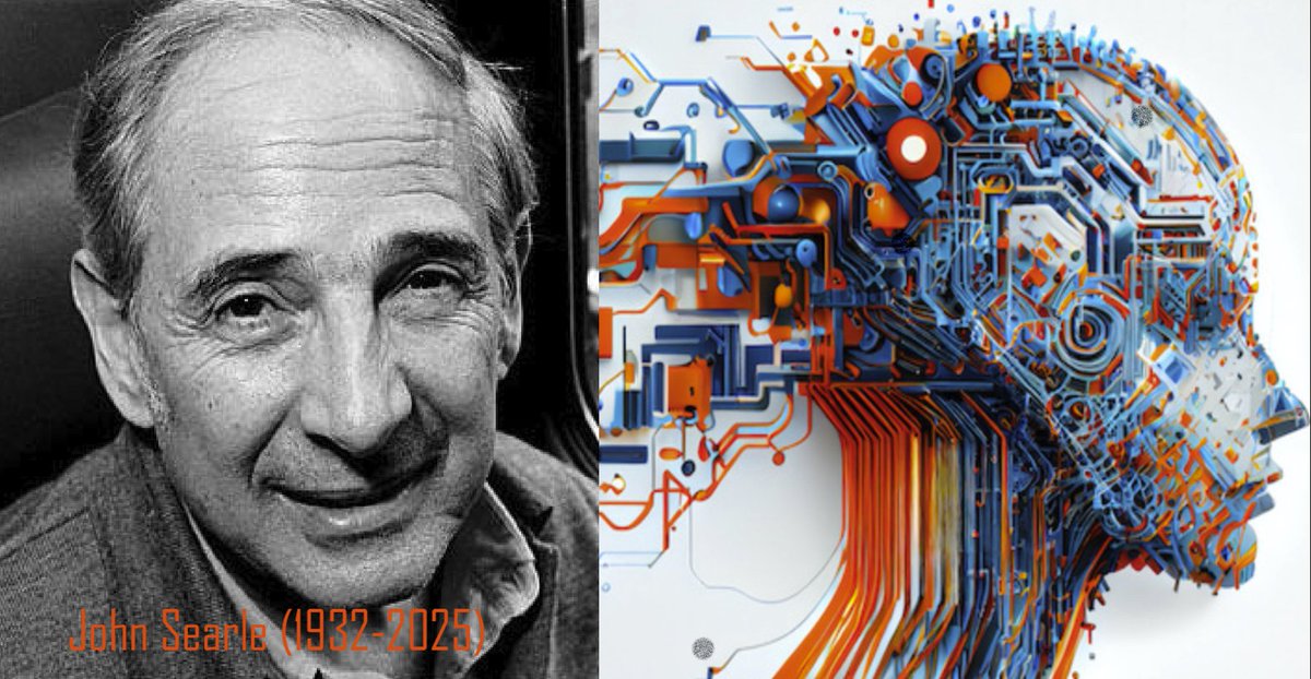 SchmitYorick's tweet photo. Two weeks ago, philosopher John Searle passed away. In my last video essay, I explored his famous Chinese Room experiment—a thought experiment that challenges the very idea of whether machines can truly “think” or if they’re just manipulating symbols. Check  out my YT-channel. https://t.co/Wxldibmyos
