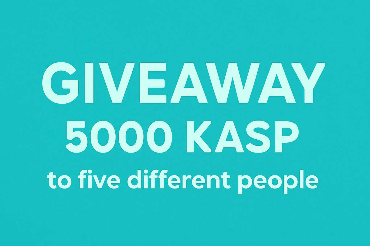 kash_on_kasp's tweet photo. We’re kicking off a contest! 🎉
Five lucky winners will receive 1000 KASP each, chosen randomly. The giveaway will end exactly 24 hours from now. Winners will be selected at random and announced on our Twitter. Good luck! 🚀
#KASHing #CryptoGiveaway #MemeCoin https://t.co/EsrA4D3pCX