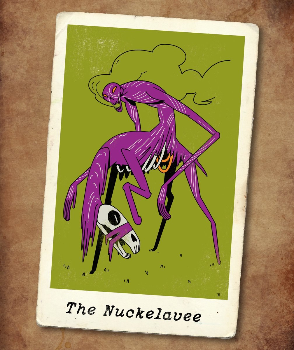 Spooktober Day 4: The Nuckelavee
A horse-like demon from Orcadian folklore. The nuckelavee's breath was thought to wilt crops and sicken livestock and the creature was held responsible for droughts and epidemics.