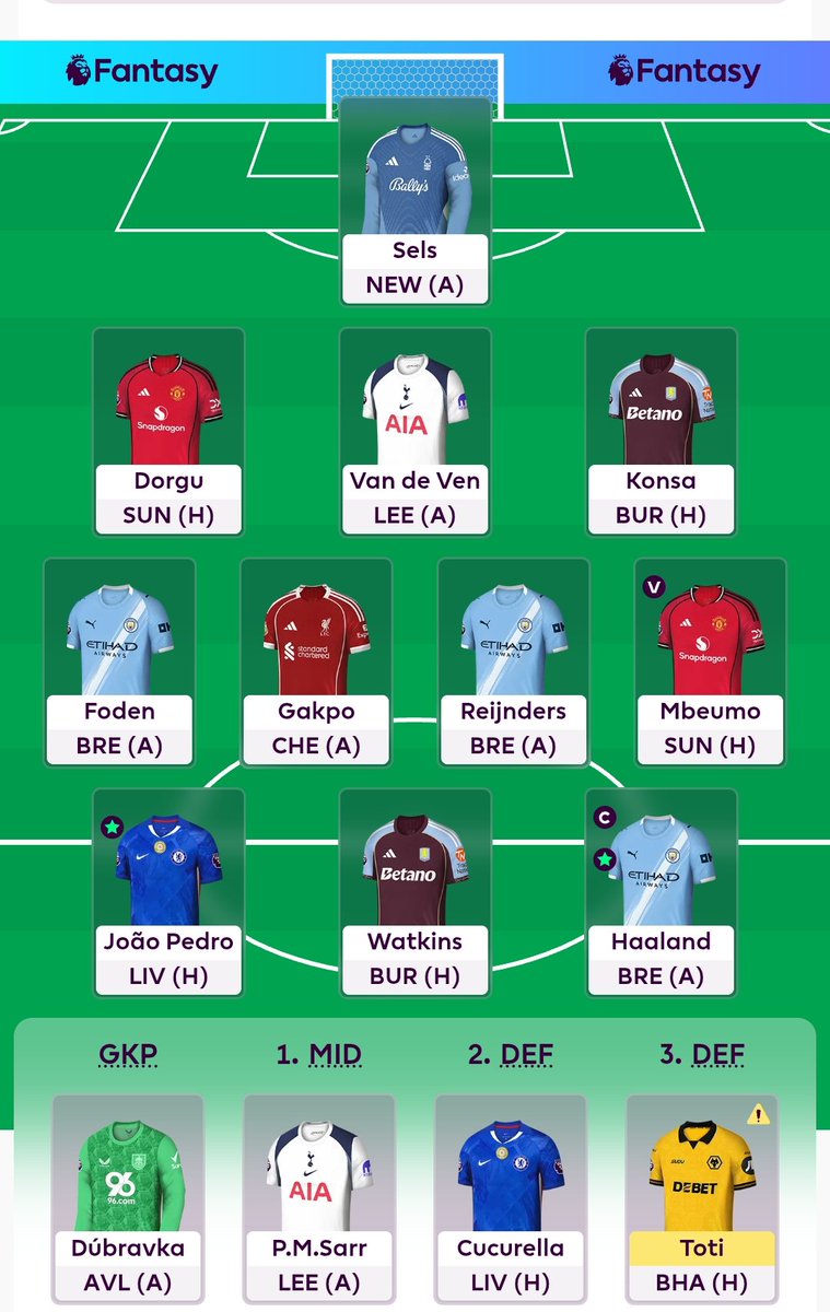 tos_zero's tweet photo. GW7 🔒
2FT : Roll
OR 🌍 : 4.4m 😅
C : Haaland

#FPL #FPLCommunity https://t.co/f3nguKmQBx
