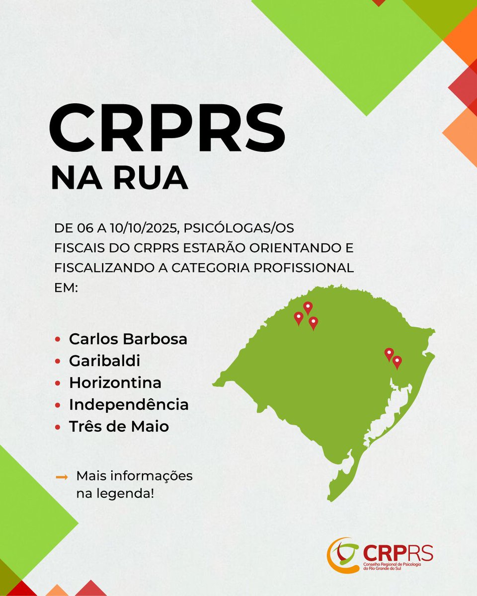 crprs's tweet photo. A organização e planejamento dessas fiscalizações é realizada pela equipe de psicólogas/os fiscais do CRPRS.

► Para mais informações envie e-mail para orientec@crprs.org.br https://t.co/5TIv3wSTPj