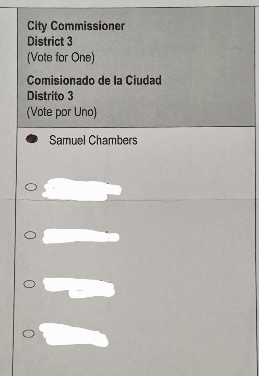 Chambers4Otown's tweet photo. I got my Absentee Ballots today! Did you? Remember to vote for Samuel Chambers the TOP choice for District 3! #Orlando #samuelshowsup #citybeautiful #orlandodistrict3 #Rosemont #collegepark #baldwinpark #audubonparkgardendistrict https://t.co/q59drVWWwp
