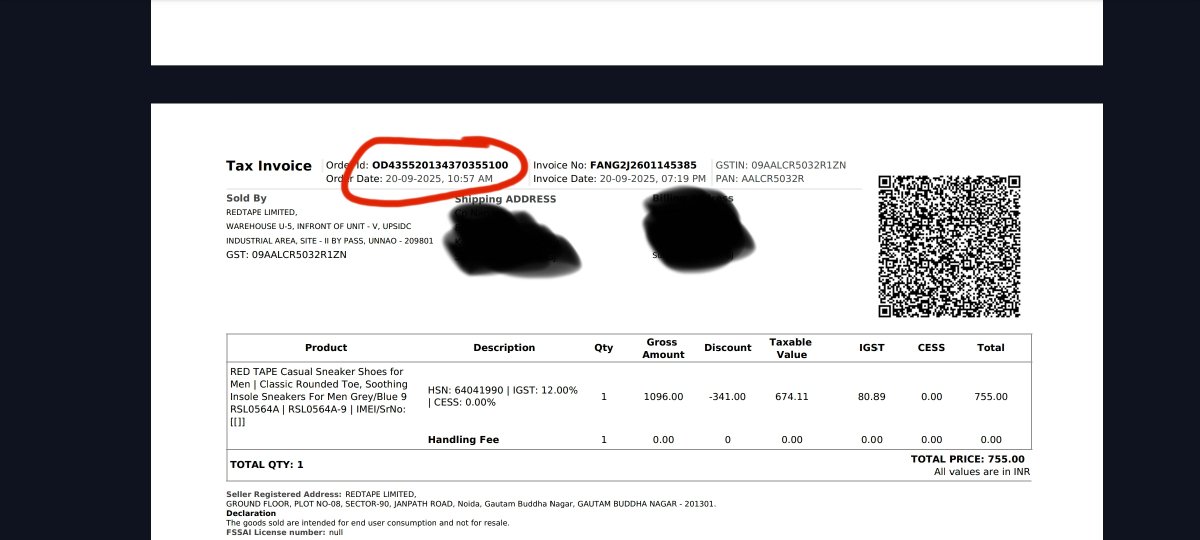 ravinnagar's tweet photo. I don't know what are you doing but billing amount and invoice are different. 
I ordered multiple goods but today only I realise
I ordered shoe for 919₹ and i paid 919₹ but in invoice it's only 755₹ what is this @Flipkart @flipkartsupport @DoC_GoI @GST_Council @cci https://t.co/tSJ4wJwqnV