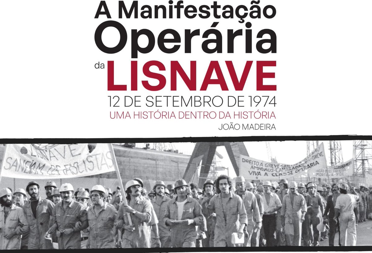ROSTOS's tweet image. Almada - Apresentação do livro de João Madeira
A Manifestação Operária da Lisnave – 12 de setembro de 1974 – uma história dentro da história»
rostos.pt/inicio2.asp?cr…