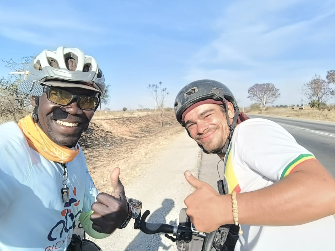 benhaggaio's tweet photo. Two wheels carry me across borders. But it’s the people I meet who carry me through the journey. 🚴‍♂️✨ #TwoWheelsOneWorld"
To support in this journey...https://t.co/PU4ea5oldE Mpesa Till: 3506174 https://t.co/ziQgGpRZw5