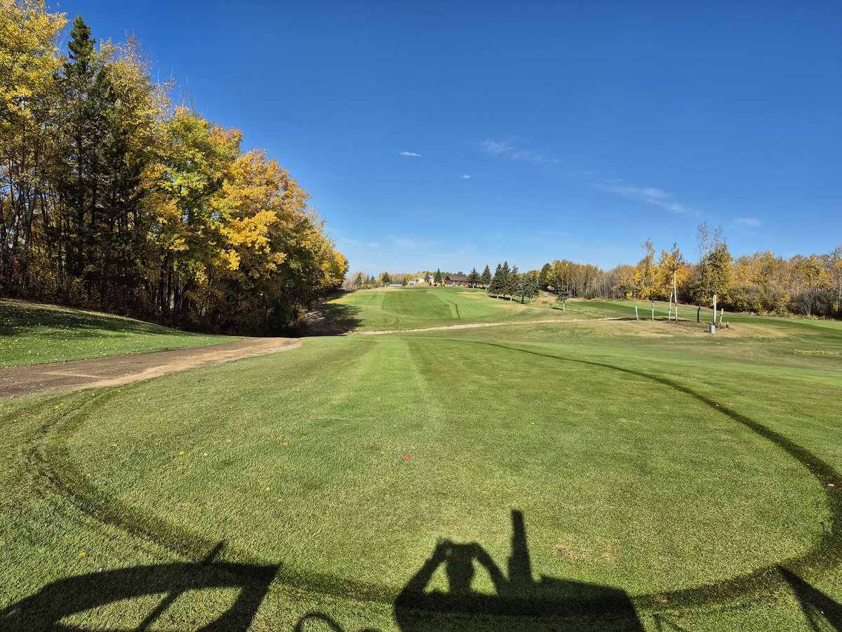Probably our second to last frwy mow of the season. Why not. Pics taken almost 3 hours apart. #LLBGC