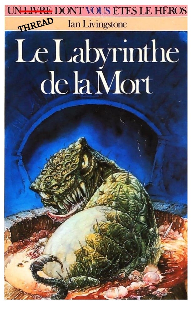 🔸 Réussirez-vous à aller jusqu'au bout ? 🧶

Un Thread dont vous êtes le héros !