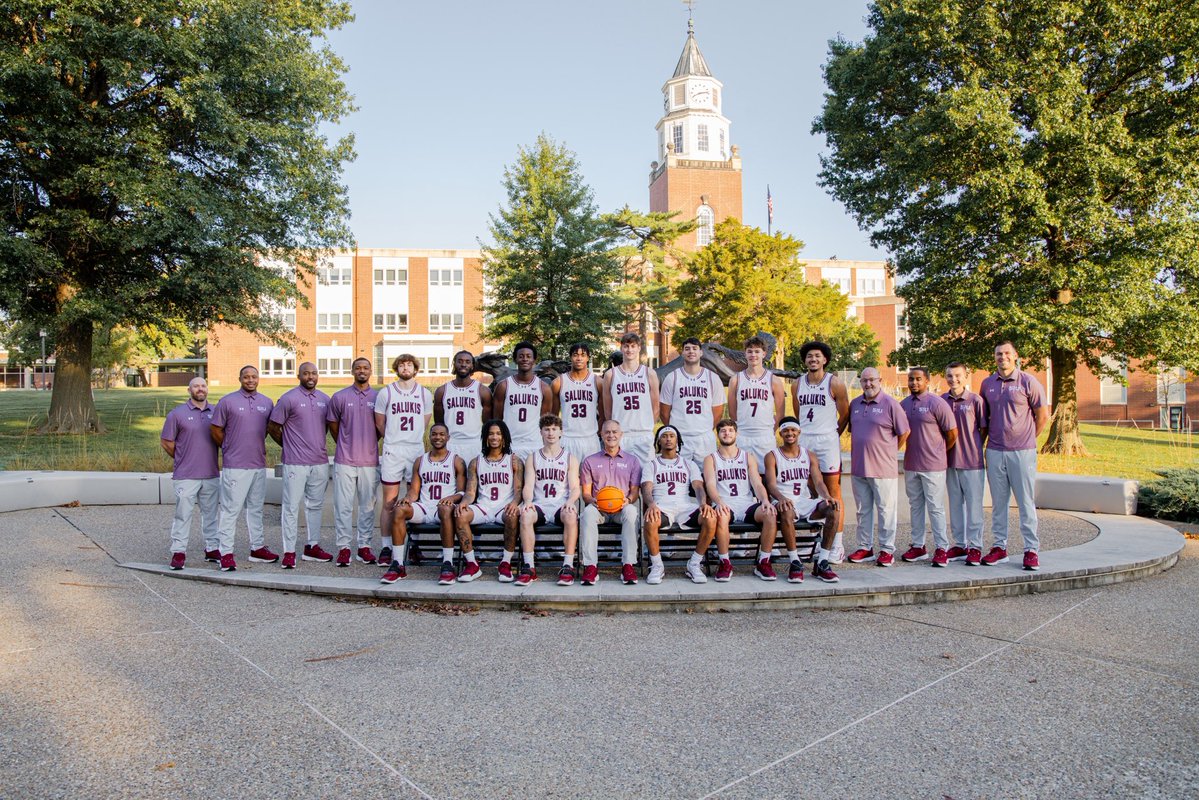 Our 2025-2026 Saluki Men’s Basketball Team! 

#Salukis