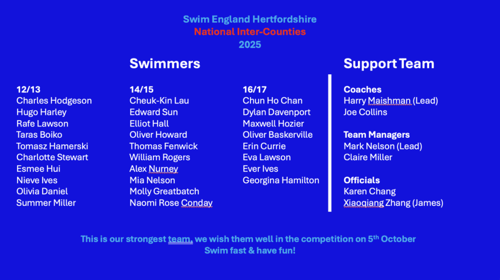 Swim England Hertfordshire (Swim Herts) tweet media