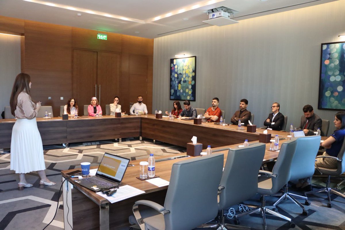 itschawan's tweet photo. I just wrapped up in a 3 days "Project Management" training at Rotana Slemani with Ms. Awaz S. 

The training, organized by Stichting SPARK  and funded by NLMFA, brought together partners from Sparda organisation  and CDO. https://t.co/kM29zrtKTZ