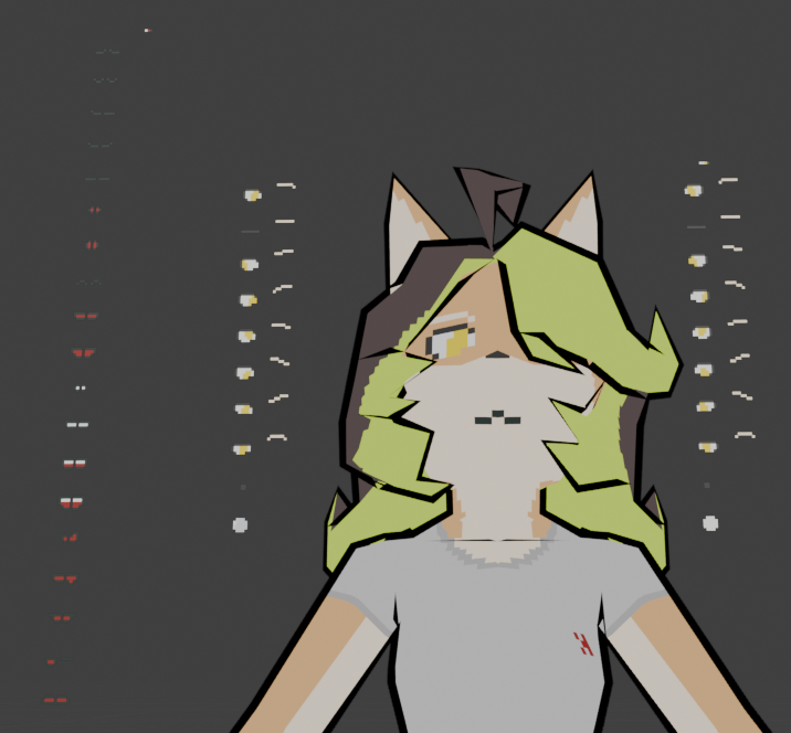 IsMeDavsta's tweet image. Wanted to show off the polys, mapping, the face options and the bone widgets