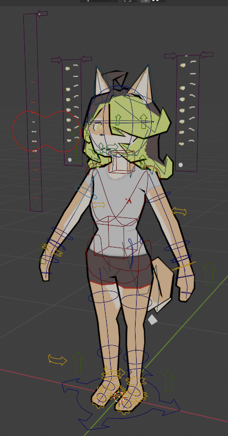 IsMeDavsta's tweet image. Wanted to show off the polys, mapping, the face options and the bone widgets