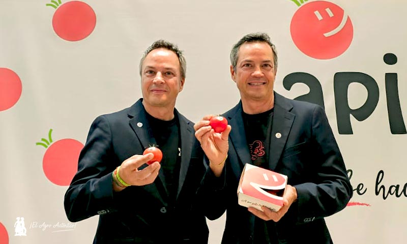 elAgroAutentico's tweet image. 🔝Sakata presenta #Japi , el #tomate que sabe hacerte feliz🍅🍅🍅🍅
agroautentico.com/2025/10/sakata…

@SakataIberica 
@HermanosTorres 

😋 #Umami en cada bocado!!! Sakata presenta en #FruitAttraction2025 su joya #gourmet 🍅🍅🍅