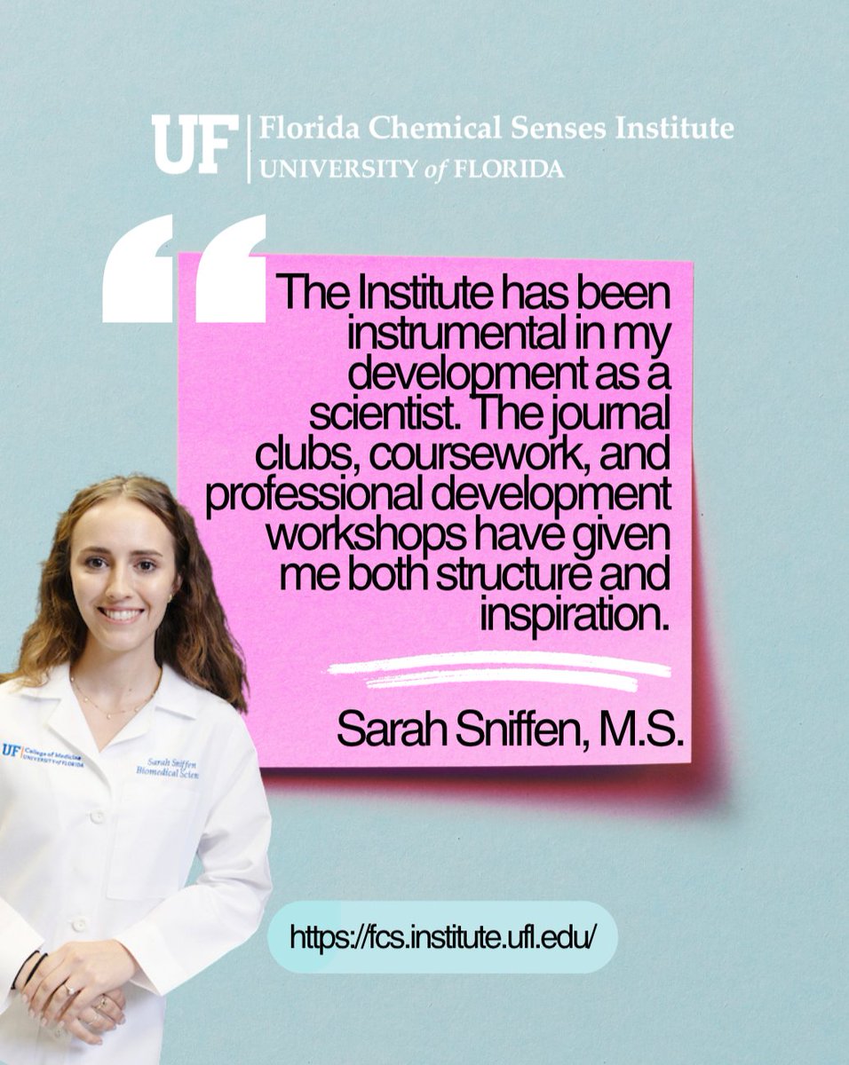 UF Florida Chemical Senses Institute tweet media