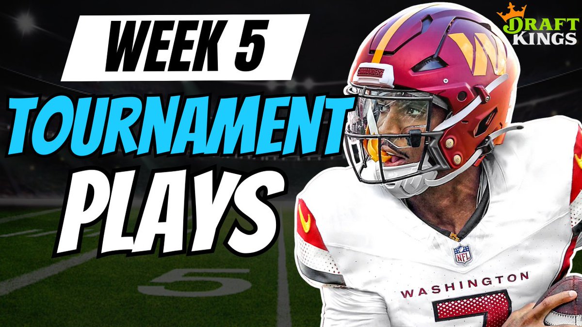 New Video 🚨

DraftKings - NFL Week 5 Tournament Plays

📺: youtu.be/XQRQ-QZKgs4