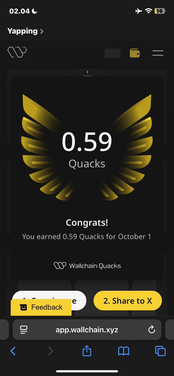 Happy Saturday CT🤍

Today i get Quacks 0.59 

Keep support and working for <a href="/HeyElsaAI/">HeyElsa</a> always for daily swap and complete daily task 🔥🔥

gElsa team