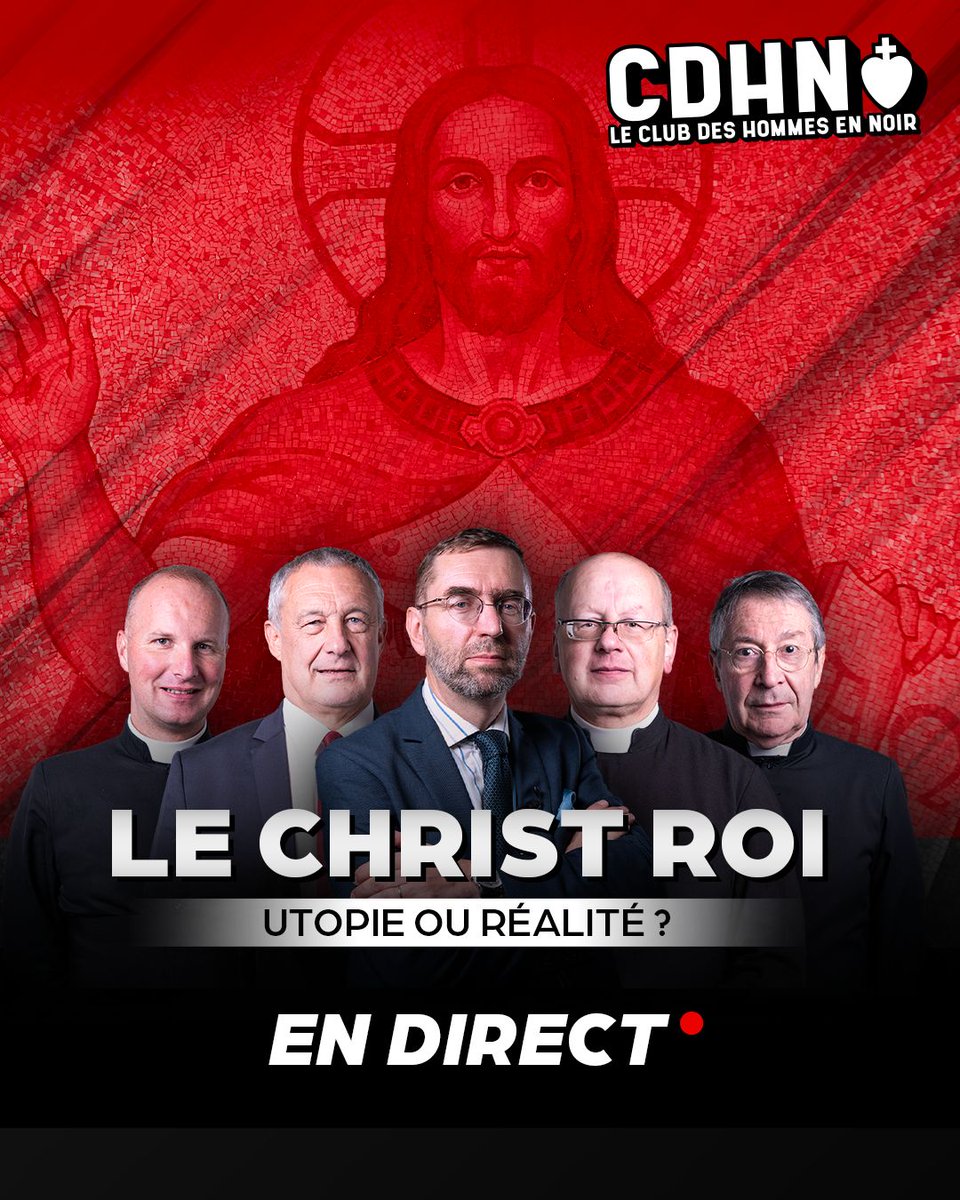 ClubDHN's tweet image. 🎥 Émission spéciale EN DIRECT !

Le Club des Hommes en Noir vous donne rendez-vous aux 4e Assises de la Tradition, organisées par @RnaissanceCatho.

Un débat exceptionnel avec nos invités autour des grandes questions qui se posent à l’Église.

➡️ youtube.com/live/3QIuGSHc5…