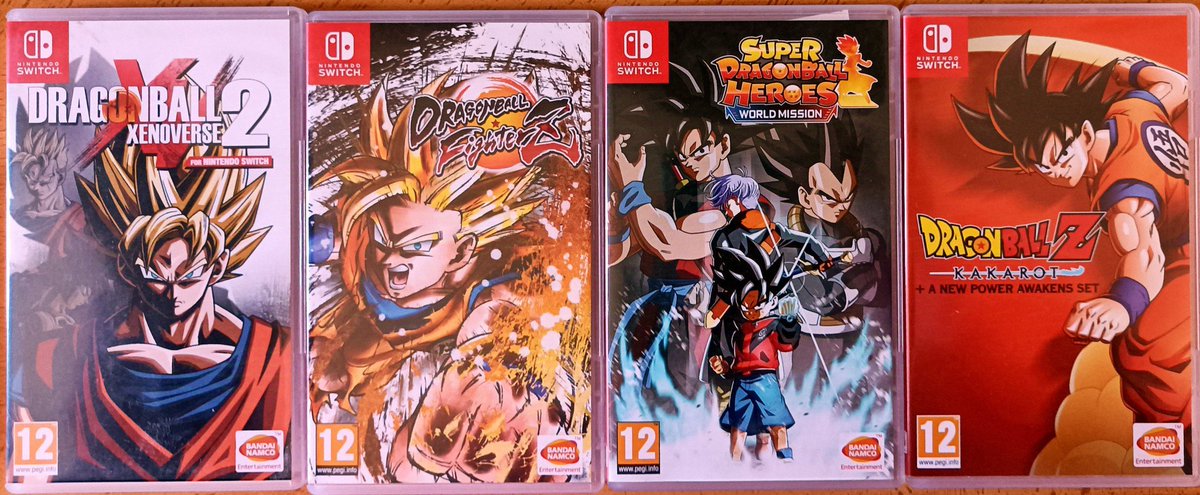 YumyYam2's tweet image. 🧡 Mis Dragon Ball de Switch 🧡

El 24 lanzarán una edición definitiva del Kakarot para Nintendo Switch con muchos DLCs (ojalá todos en el cartucho).

#Videogames #Collections