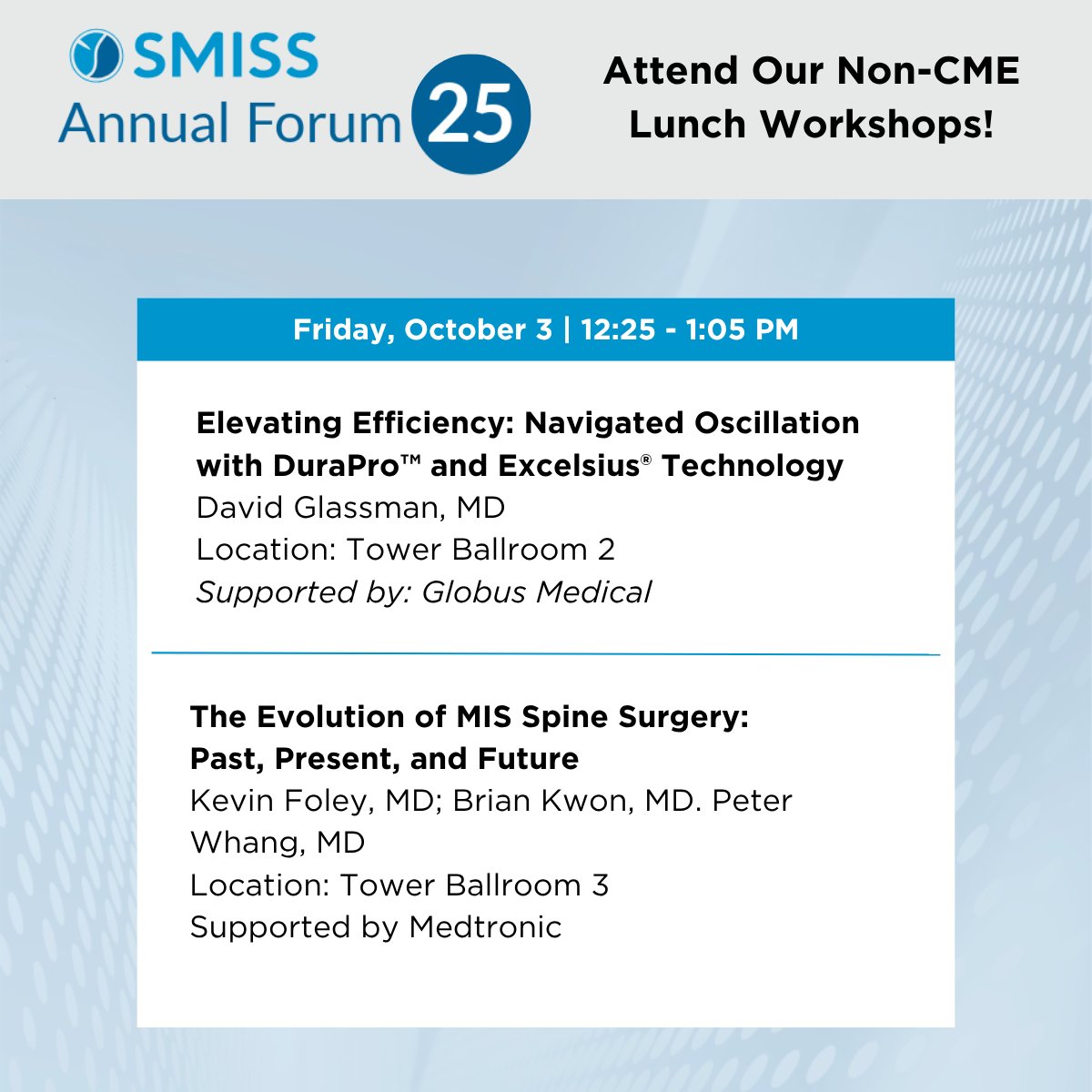 Society for Minimally Invasive Spine Surgery tweet media