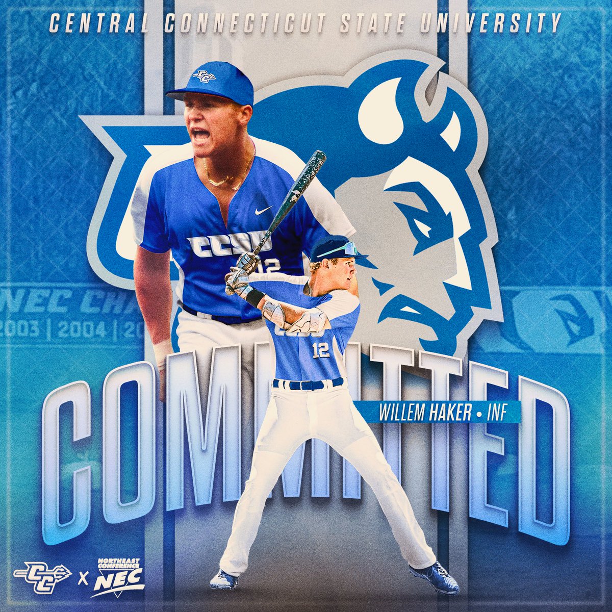 Big congratulations to  <a href="/willemhaker12/">Willem Haker</a> on his commitment to <a href="/ccsubaseball/">CCSU Baseball</a> #Committed <a href="/showcase_league/">Showcase League</a>