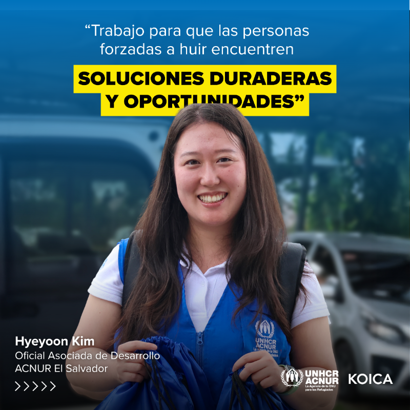 ACNURElSalvador's tweet photo. ✨🇰🇷 En el Día de la Fundación Nacional de Corea reconocemos la valiosa colaboración de #KOICA con @ACNUR_es El Salvador.

🤝 Su apoyo impulsa soluciones y fortalece la protección de quienes han tenido que dejar su hogar. 💙🏡

@MOFAkr_eng
@ONUElSalvador
@UNHCRgov