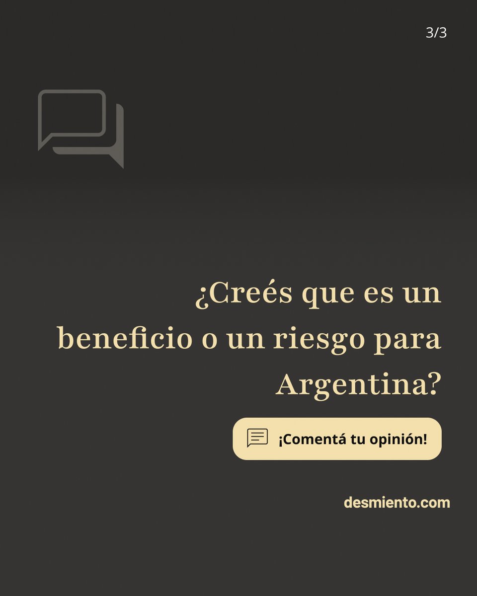 📊 Según encuesta de <a href="/Zuban_Cordoba/">Zuban Cordoba</a>, el 72% de los argentinos rechaza instalar una base militar de EE.UU. en Tierra del Fuego a cambio de un acuerdo económico.
 
El debate vuelve a poner en primer plano la soberanía vs. los posibles beneficios económicos.

¿Vos qué opinás? 🇦🇷