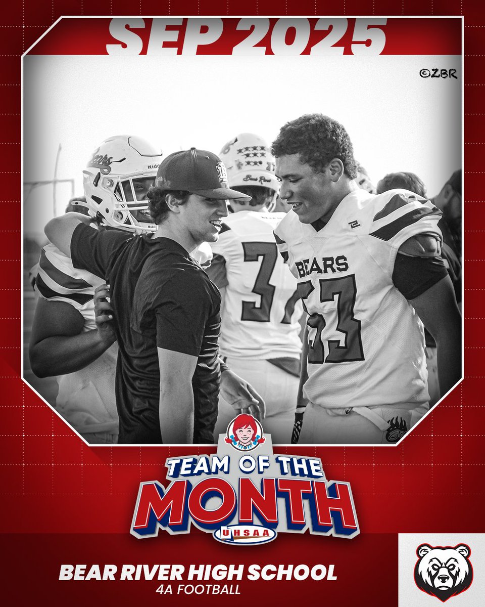 UHSAAinfo's tweet photo. 🎉Congratulations to the September 2025 winners of the Wendy's Team of the Month award!  

Congratulations to each and every one of you! 🏆 https://t.co/ECf4cauGm5