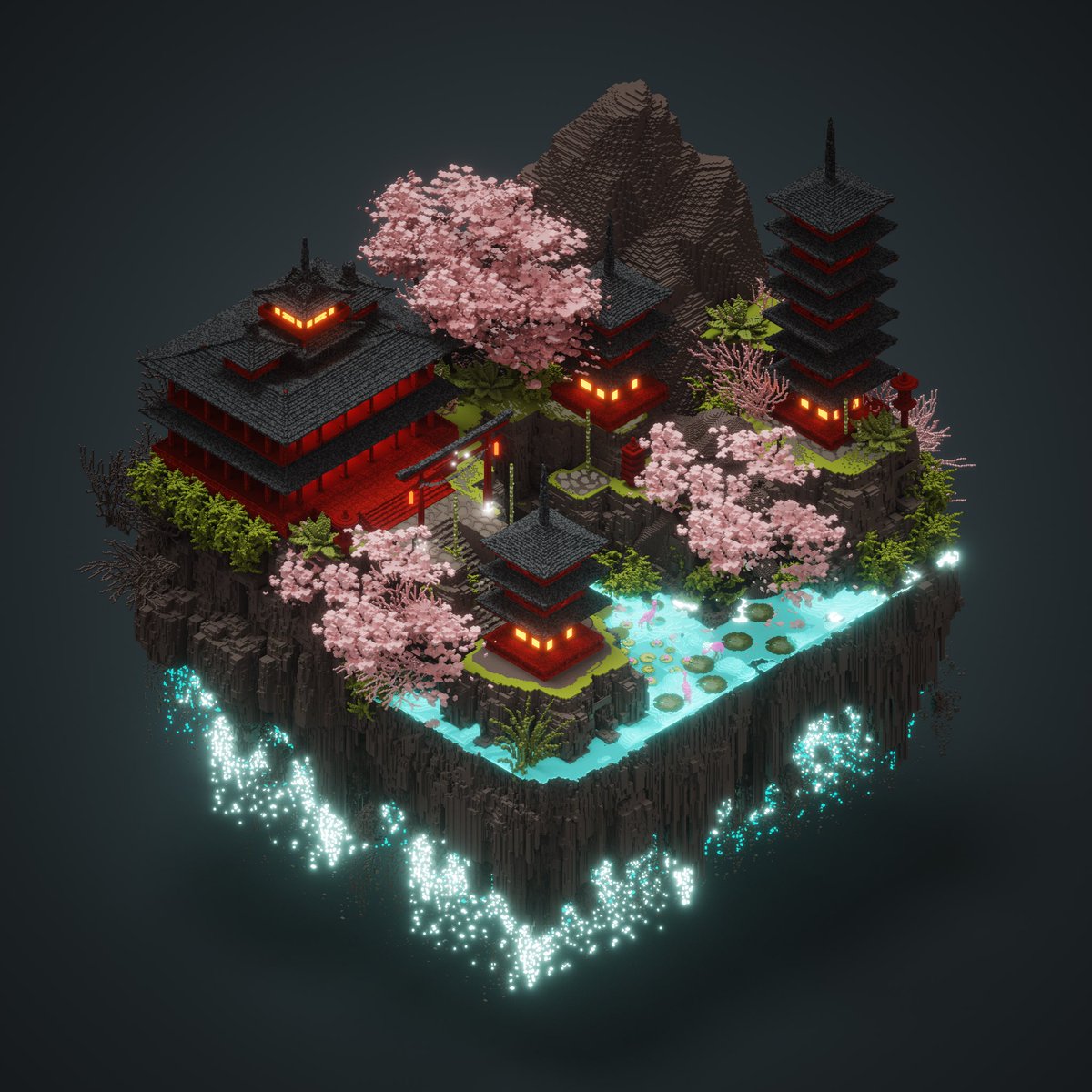 <a href="/AshFacePlant/">Ash</a> Floating Islands are miniature, voxel Islands, inspired by the fantasy and futuristic cities! In the future, following an intense explosion, Earth will be divided into several small floating islands with different futuristic stories in each piece!