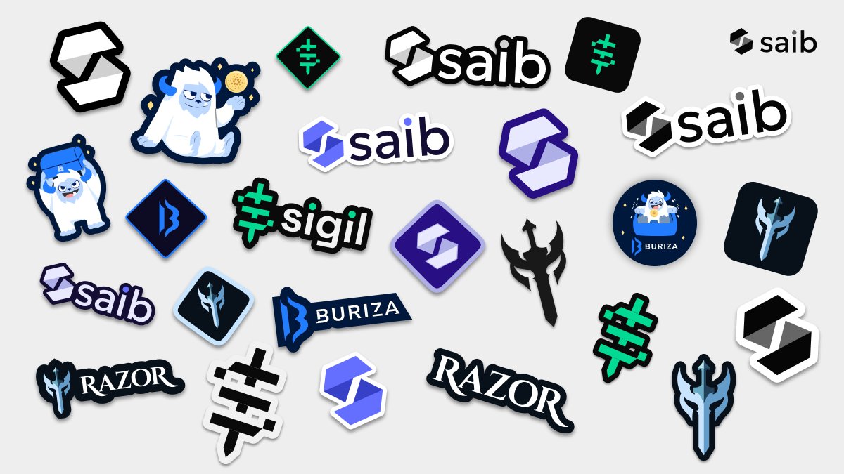 saibdev's tweet image. A closer look at some of the pieces:

🎁 Hoodies, tees, caps, mousepads, stickers.