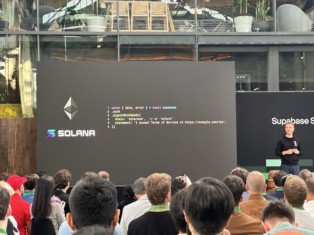 davek_btc's tweet image. Web3 Auth built in! 

#SupabaseSelect