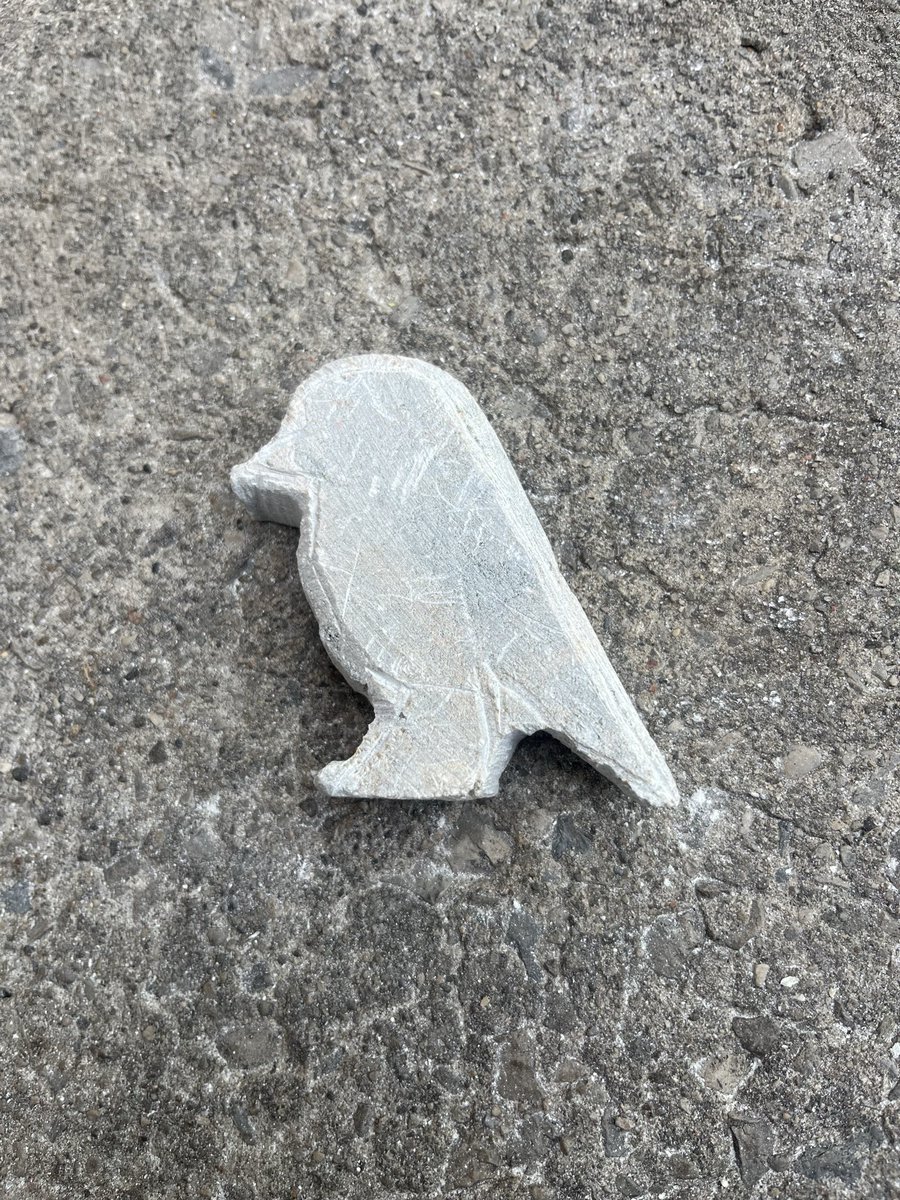 mom2kyandkay's tweet image. Decided to try my hand at some #soapstone carving..  What do you think?  Not bad for a first time.. Going to work on some details today.