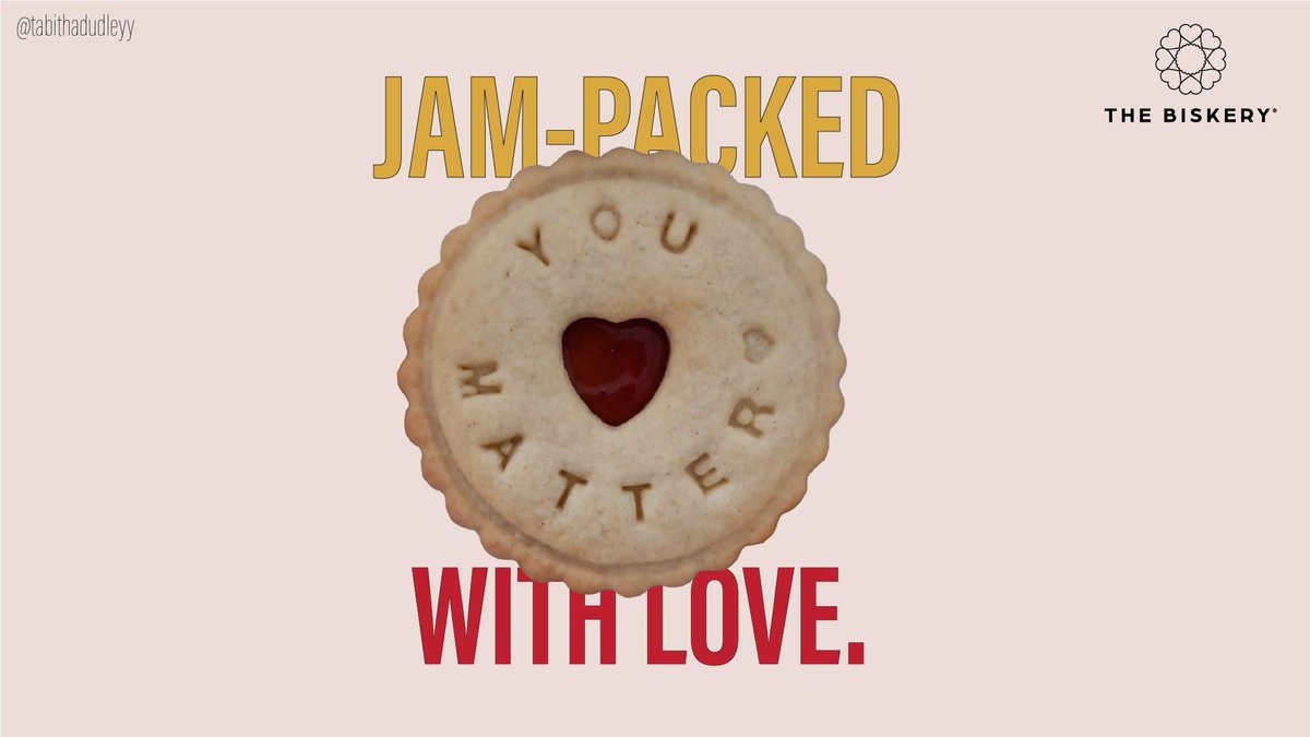 My 2nd jammy ad for One Minute Brief of the Day:  Create posters to Spread Kindness in Biscuit Form with
@TheBiskery #SayItWithTheBiskery <a href="/OneMinuteBriefs/">One Minute Briefs ⏱️</a> thebiskery.com